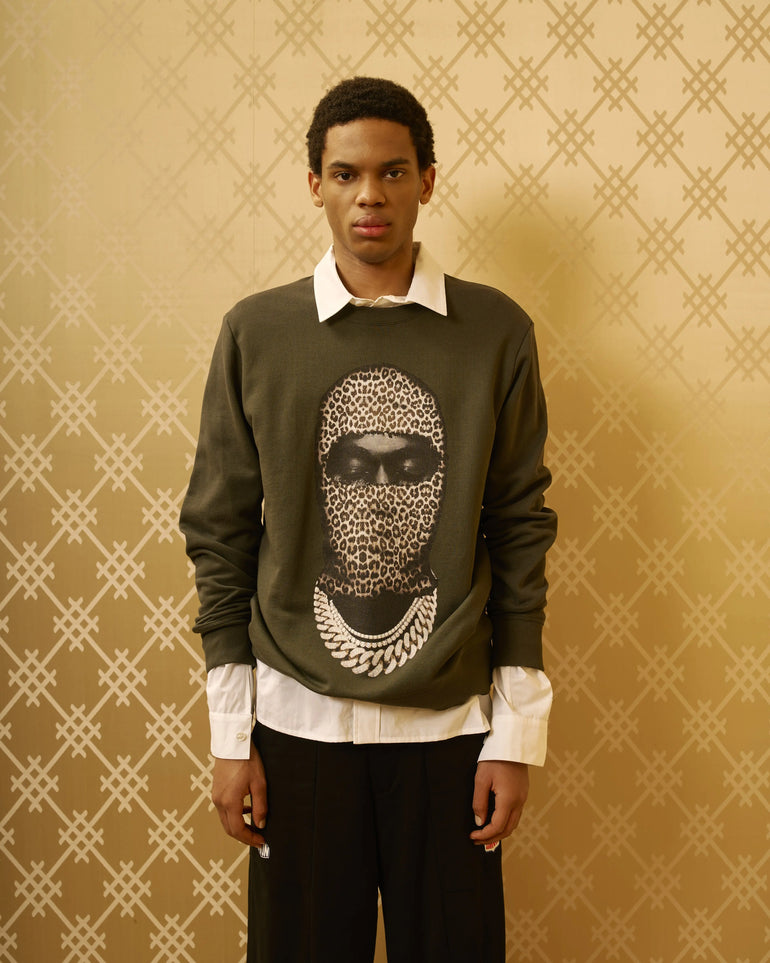 Leopard Mask Crewneck Ih Nom Uh Nit IH NOM UH NIT sweater.
