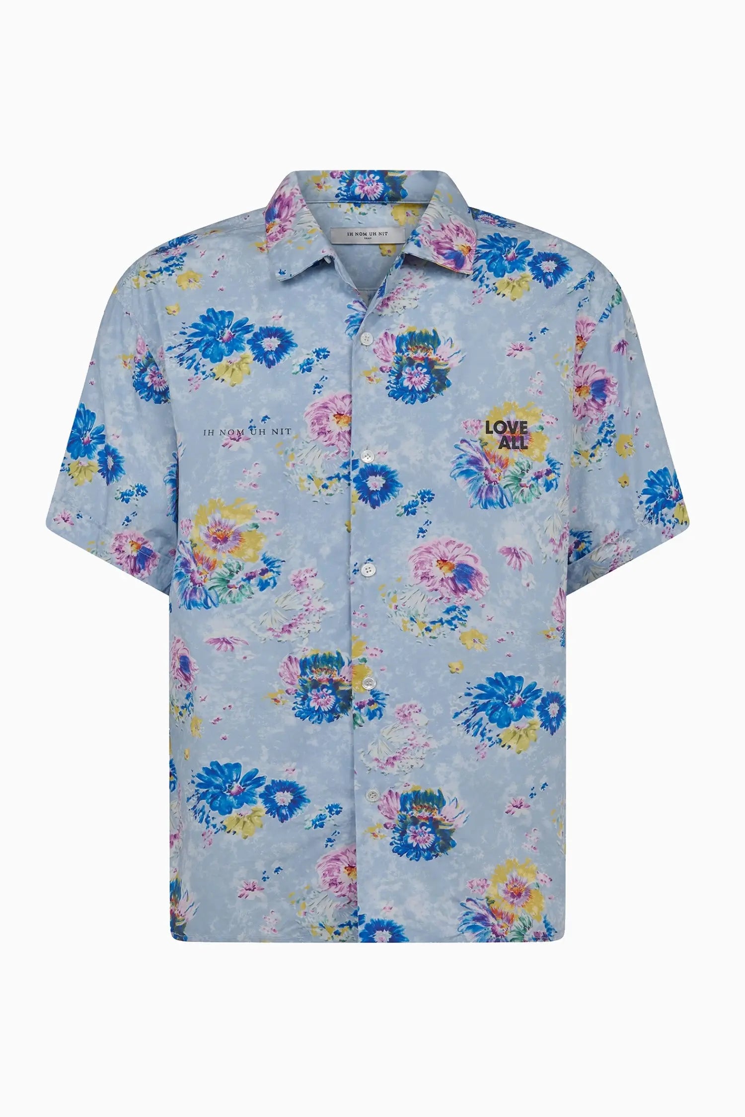 BOWLING SHIRT WITH MACROFLORAL PRINT Ih Nom Uh Nit IH NOM UH NIT shirt.