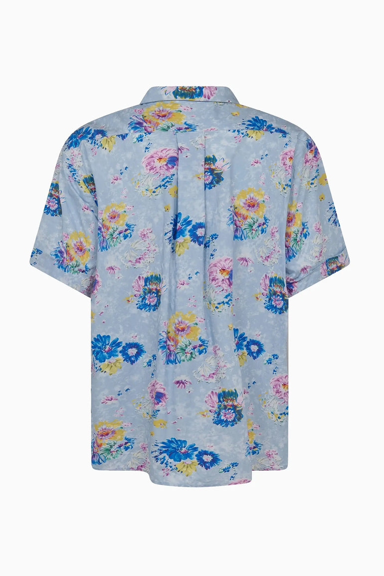 BOWLING SHIRT WITH MACROFLORAL PRINT Ih Nom Uh Nit IH NOM UH NIT shirt.