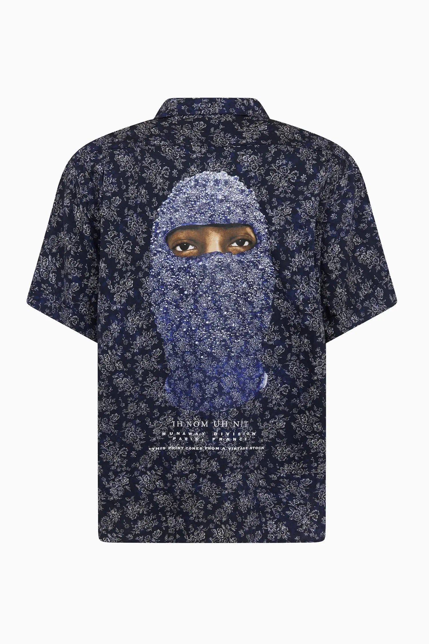 BOWLING SHIRT WITH LEAF DESIGN Ih Nom Uh Nit IH NOM UH NIT shirt.