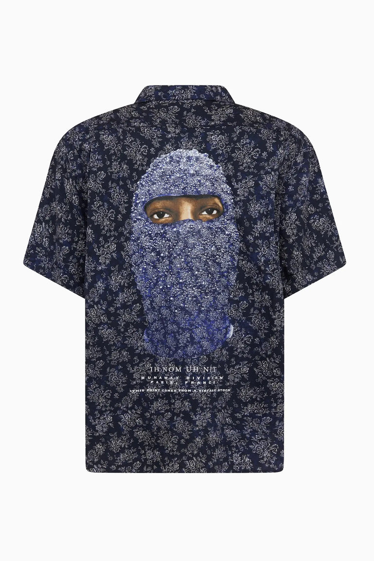 BOWLING SHIRT WITH LEAF DESIGN Ih Nom Uh Nit IH NOM UH NIT shirt.