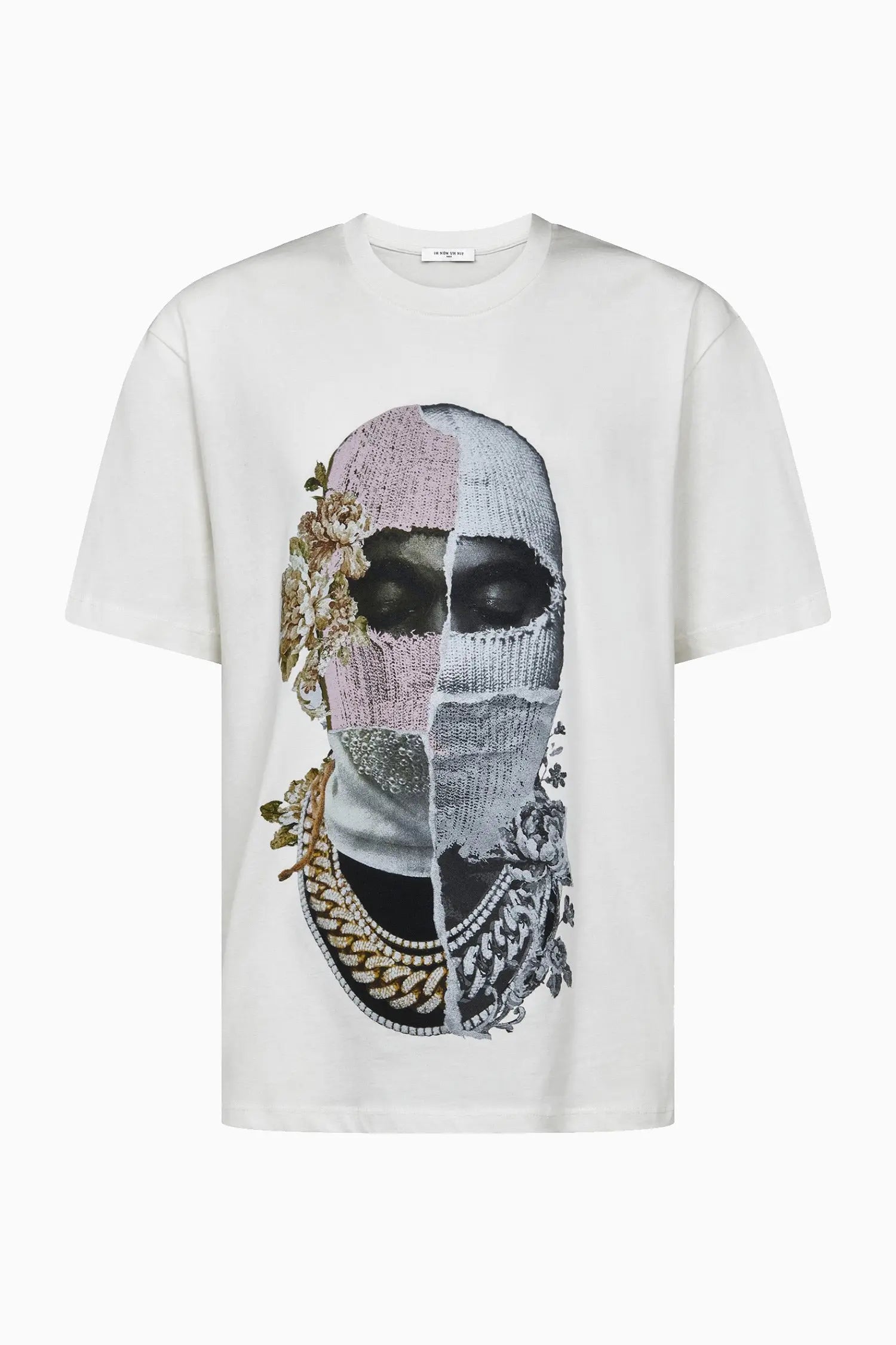 NEWSPAPER MASK TSHIRT Ih Nom Uh Nit IH NOM UH NIT t-shirt.