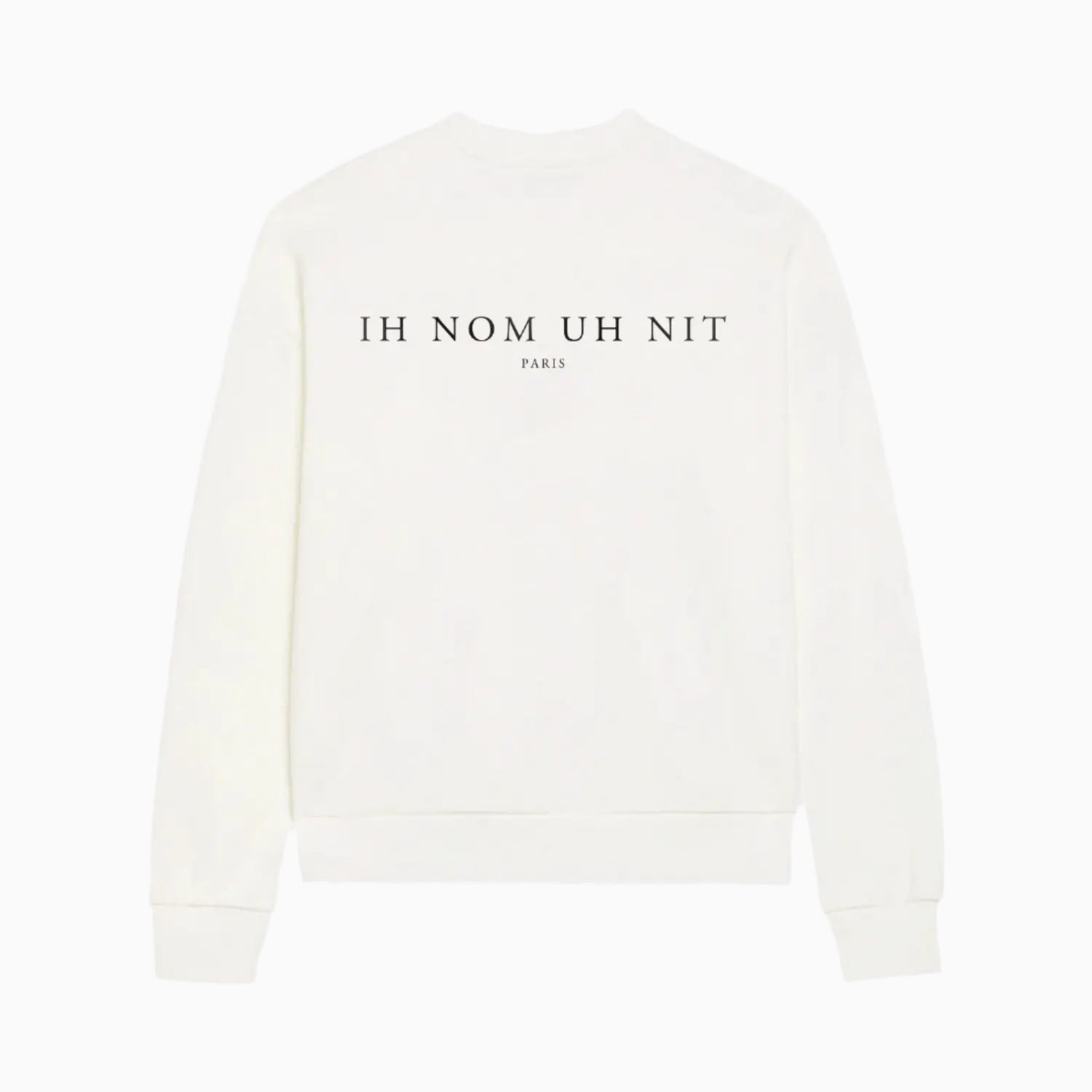 "This is authentic" CREWNECK with mask Ih Nom Uh Nit IH NOM UH NIT sweater.