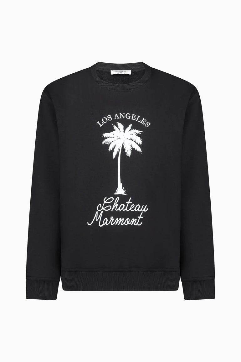 CREWNECK PALM PRINT Ih Nom Uh Nit IH NOM UH NIT sweater.