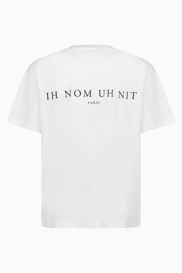 T-Shirt with Paisley Mask Graphic Ih Nom Uh Nit IH NOM UH NIT t-shirt.