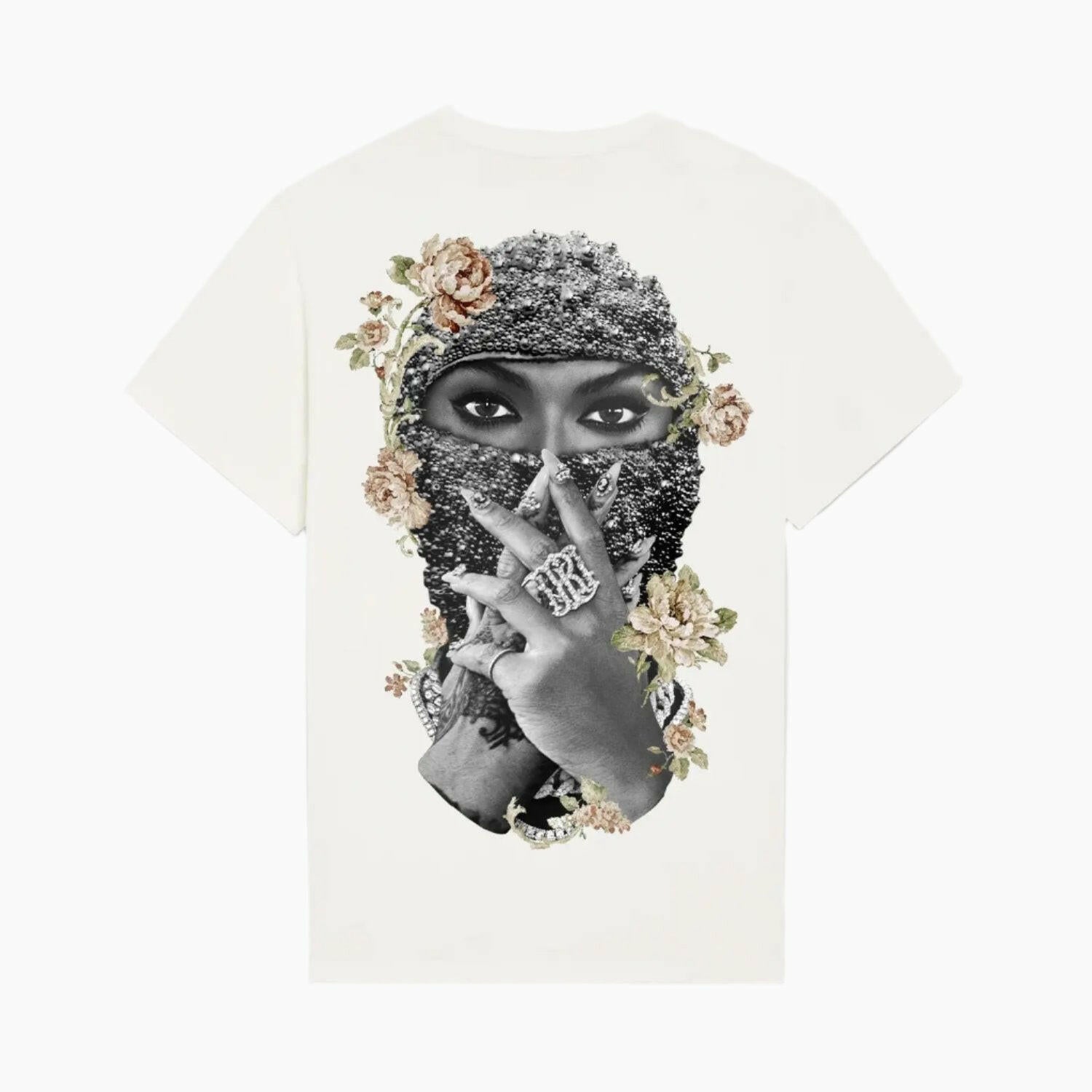 T-shirt Black Pearl Roses with logo IH NOM UH NIT IH NOM UH NIT t-shirt.